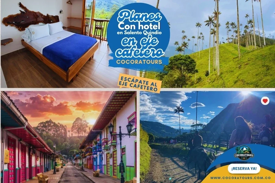 Plan con hospedaje Valle del Cocora y Salento Quindío