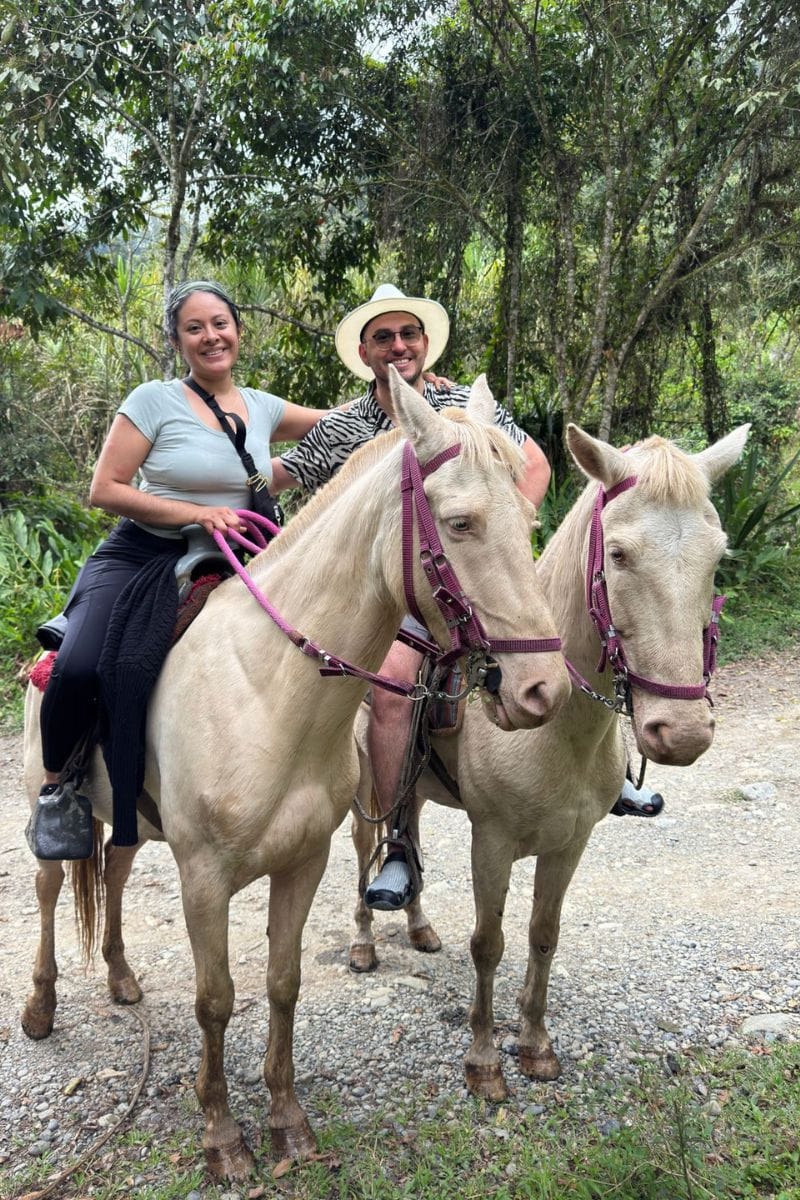 Cabalgata fincas cafeteras, bosque y rio Boquerón
