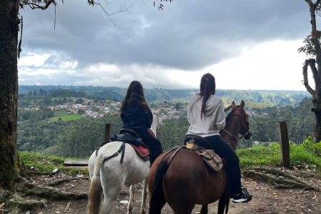 Cabalgata mirador Salento Quindío el mocambo