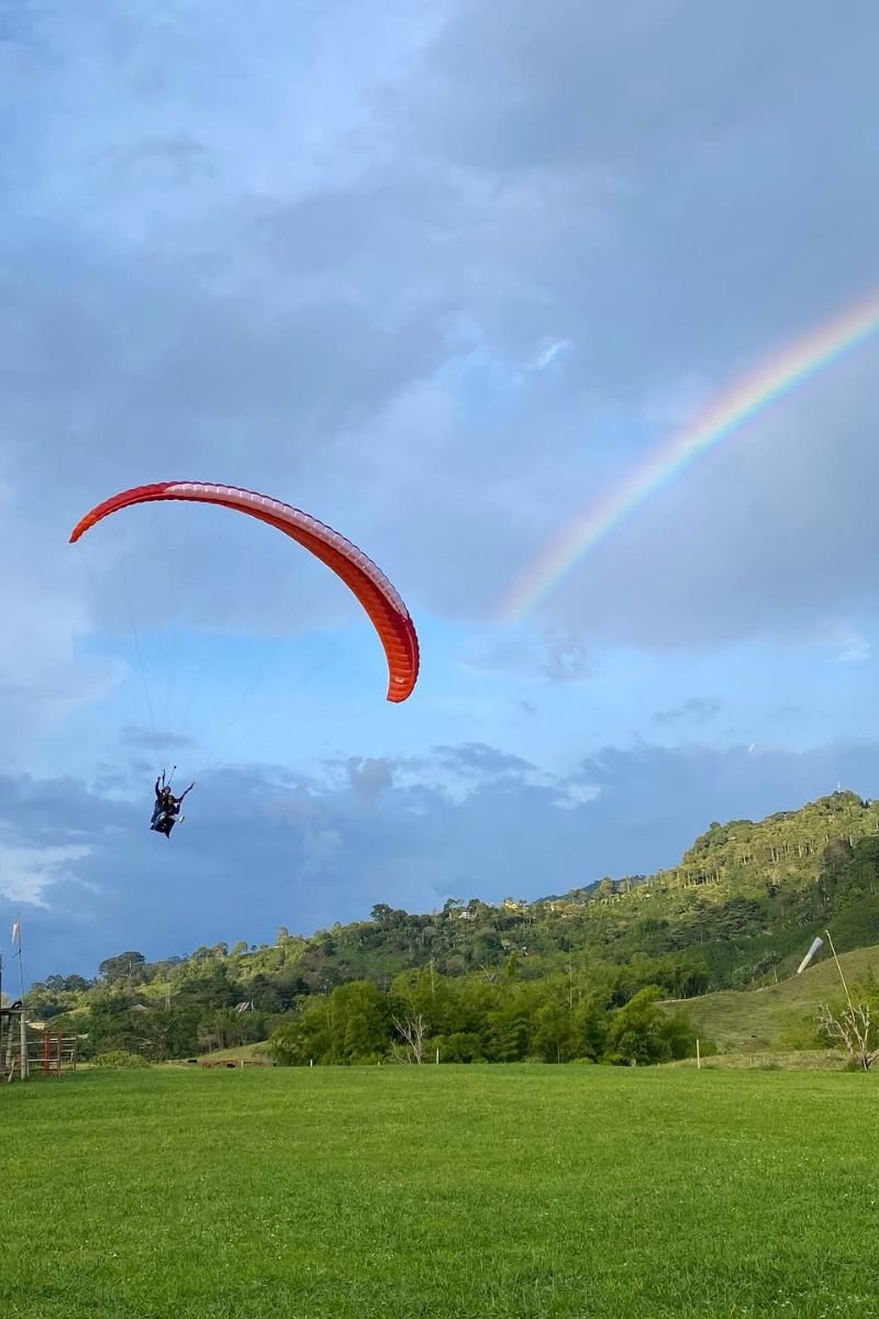 Parapente en buena vista quindio