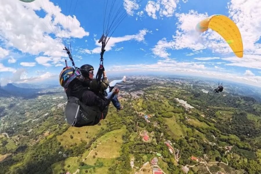 Parapente en buena vista quindio