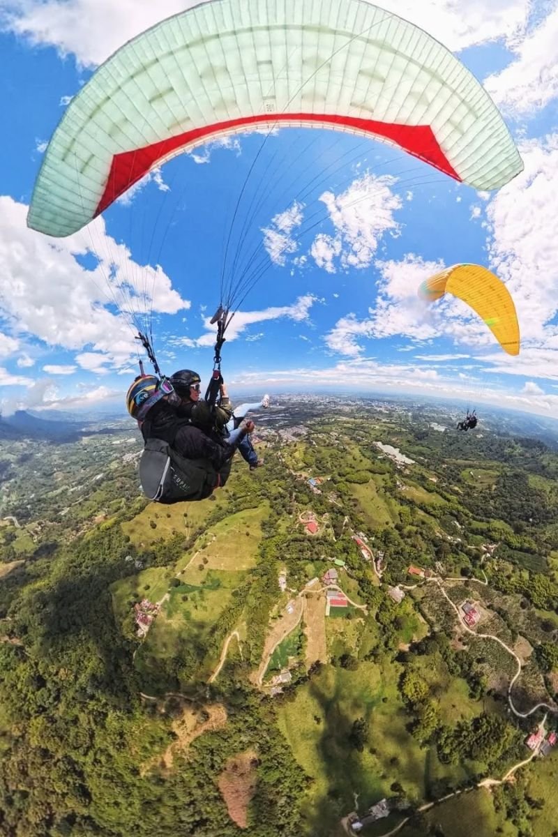 Parapente en buena vista quindio