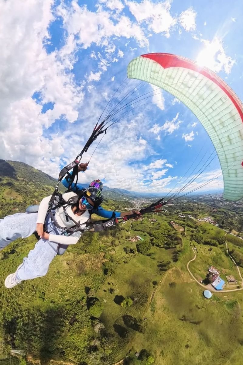 Parapente en buena vista quindio