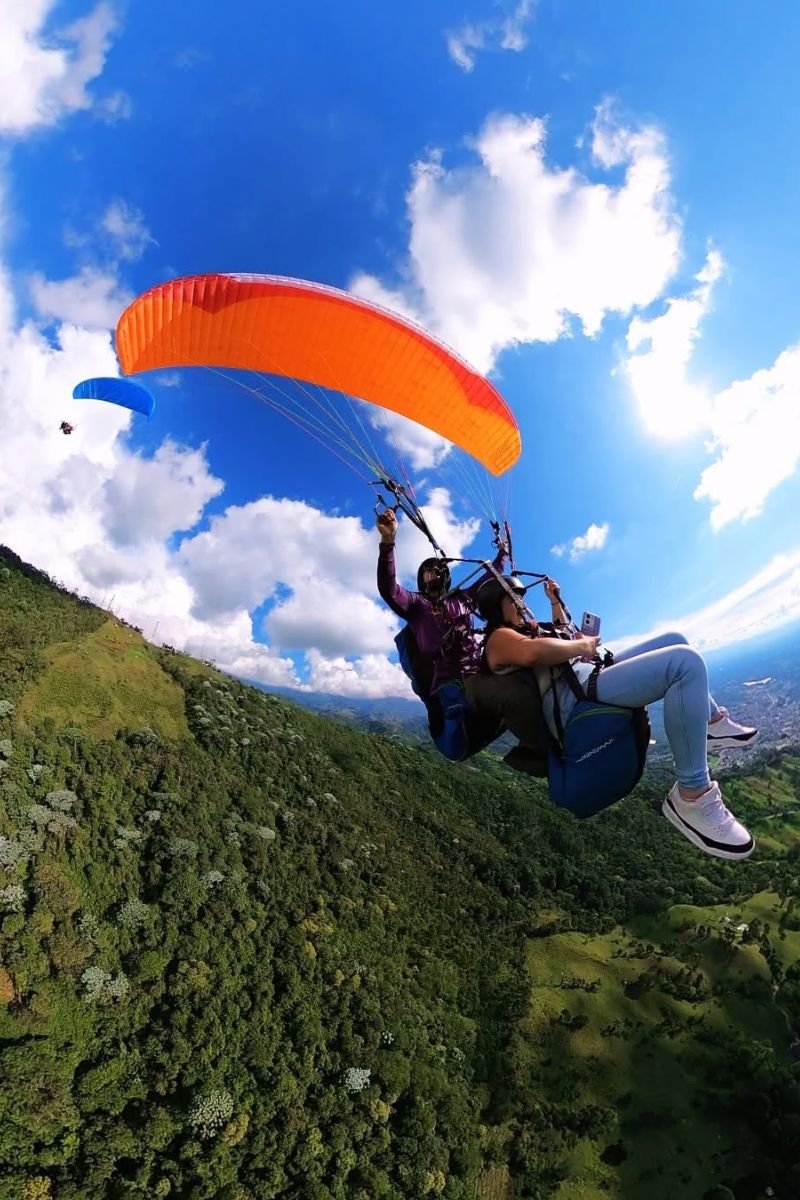 Parapente en buena vista quindio