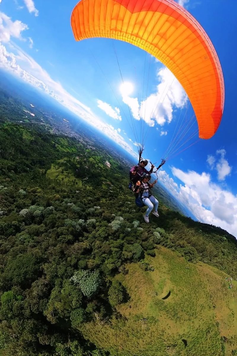 Parapente en buena vista quindio